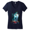 shark forest Women's V-Neck T-Shirt