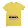 Baby Girl Under Construction Ladies Fitted T-Shirt