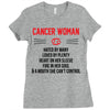 Cancer Woman Ladies Fitted T-Shirt