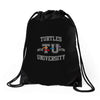 turtles university Drawstring Bags
