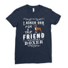true friend (boxer) Ladies Fitted T-Shirt