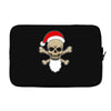 santa skull and crossbones Laptop sleeve