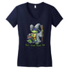 get your geek on! Women's V-Neck T-Shirt