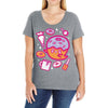 donut ghost baking Ladies Curvy T-Shirt