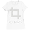 oh crop Ladies Fitted T-Shirt