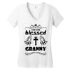 I Am One Blessed Granny Women's V-Neck T-Shirt