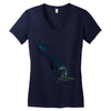 chance of scattered showers Women's V-Neck T-Shirt