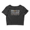 proud autism grandmother Crop Top