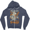 scary krampus Zipper Hoodie
