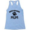 greyhound mum Racerback Tank