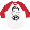 lionel messi 2 3/4 Sleeve Shirt