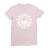 battlestar galactica distressed badge Ladies Fitted T-Shirt