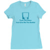 fuck the glass just give me the bottle Ladies Fitted T-Shirt