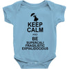 keep calm and be supercalifragilisticexpialidocious t shirt mary poppi Baby Onesie