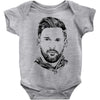 lionel messi 2 Baby Bodysuit