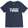 real men make twins V-Neck Tee