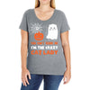 i'm the crazy cat lady Ladies Curvy T-Shirt