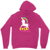 gay pride f#ck younicorn funny rude unicorn Unisex Hoodie