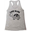 live slow Racerback Tank
