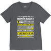 Legends Are Born In August V-Neck Tee