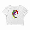 color bird Crop Top