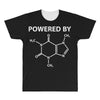 Powered By Caffeine Molecule All Over Men's T-shirt