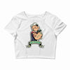 go vegan 5 Crop Top