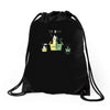 schrodinger's night Drawstring Bags