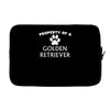 property of a golden retriever Laptop sleeve