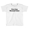 first line second line Toddler T-shirt
