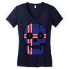 iceland till i die Women's V-Neck T-Shirt
