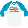 Sloth Says Not Today 3/4 Sleeve Shirt
