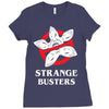 Strange Busters Ladies Fitted T-Shirt