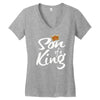 son of a king Women's V-Neck T-Shirt