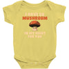 i have so mushroom for you Baby Bodysuit