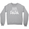 Only the Best Dads get Promoted to Papa Crewneck Sweatshirt