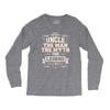 uncle the man the myth the legend Long Sleeve Shirts