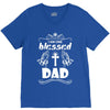 I Am One Blessed Dad V-Neck Tee