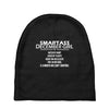 Smartass December Girl Baby Beanies