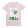 my husky is in charge! Ladies Fitted T-Shirt