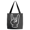 rock and roll throwing horns Tote Bags
