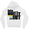 lets hug it out Zipper Hoodie