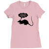 rat funny geek nerd scientific experiments are fun Ladies Fitted T-Shirt
