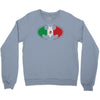 bat man mexican flag mexico logo Crewneck Sweatshirt