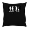 problem solved guitar Throw Pillow