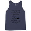 good book and coffee rectangle Tank Top