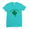 irish girl Ladies Fitted T-Shirt