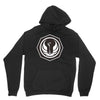 white and black Unisex Hoodie