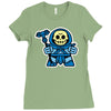 mitesized skeleboy Ladies Fitted T-Shirt
