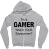 gamer baseball Zipper Hoodie